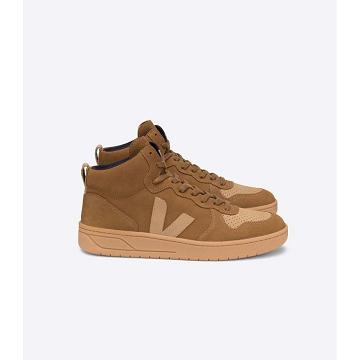 Veja V-15 NUBUCK Magasszárú Férfi Barna | HU 118NWY